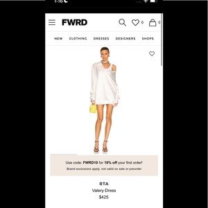 2022 spring RtA Valery Dress